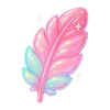 Стикер 32 Neon Glossy #color #pink #status