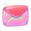 Стикер 16 Neon Glossy #color #pink #status