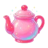 Стикер 5 Neon Glossy #color #pink #status