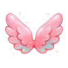 Стикер 9 Neon Glossy #color #pink #status