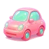 Стикер 27 Neon Glossy #color #pink #status