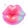 Стикер 52 Neon Glossy #color #pink #status