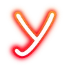 Стикер 21 #decor #fonts #neon #static
