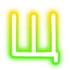 🔠 Эмодзи «neon letters» для Telegram