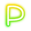 🔠 Эмодзи «neon letters» для Telegram