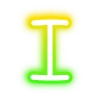 🔠 Эмодзи «neon letters» для Telegram