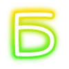 🔠 Эмодзи «neon letters» для Telegram