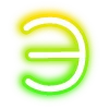 🔠 Эмодзи «neon letters» для Telegram