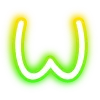 🔠 Эмодзи «neon letters» для Telegram