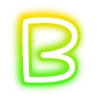 🔠 Эмодзи «neon letters» для Telegram