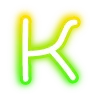 🔠 Эмодзи «neon letters» для Telegram