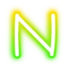 🔠 Эмодзи «neon letters» для Telegram