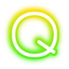 🔠 Эмодзи «neon letters» для Telegram