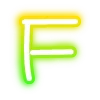 🔠 Эмодзи «neon letters» для Telegram