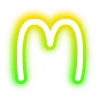 🔠 Эмодзи «neon letters» для Telegram