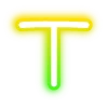 🔠 Эмодзи «neon letters» для Telegram