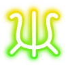 🔠 Эмодзи «neon letters» для Telegram