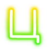 🔠 Эмодзи «neon letters» для Telegram