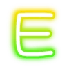 🔠 Эмодзи «neon letters» для Telegram