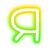 🔠 Эмодзи «neon letters» для Telegram