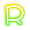 🔠 Эмодзи «neon letters» для Telegram