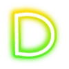 🔠 Эмодзи «neon letters» для Telegram