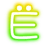 🔠 Эмодзи «neon letters» для Telegram