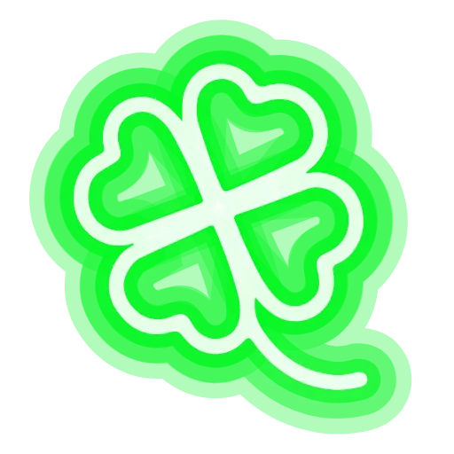 Стикер 29 neon emojis