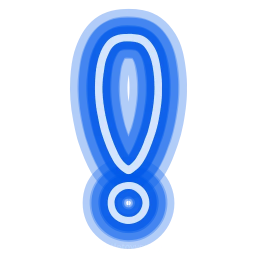 Стикер 8 neon emojis