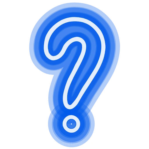 Стикер 9 neon emojis