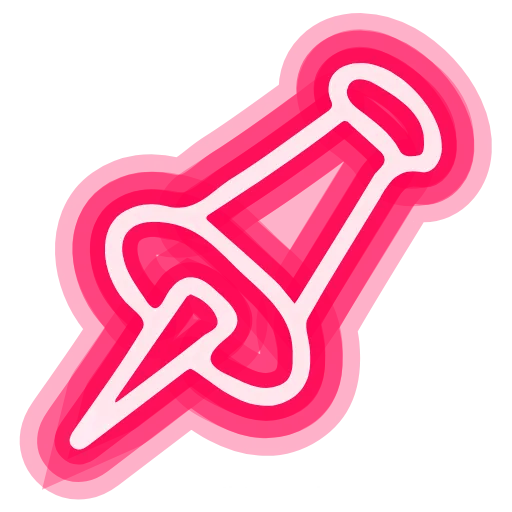 Стикер 13 neon emojis