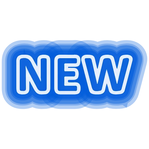 Стикер 57 neon emojis