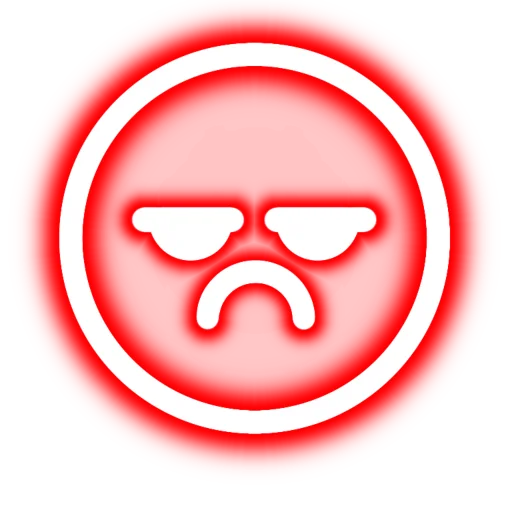 😠 Стикер «Neon Pins» для Telegram