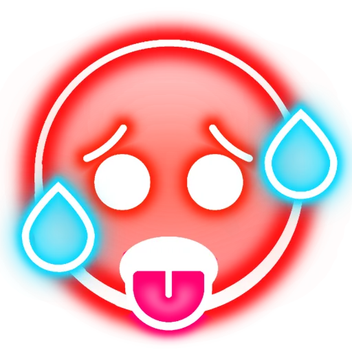🥵 Стикер «Neon Pins» для Telegram