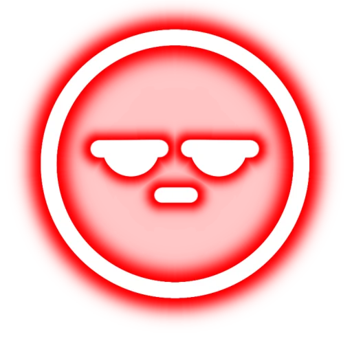😒 Стикер «Neon Pins» для Telegram