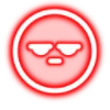 😒 Эмодзи «Neon Pins» для Telegram