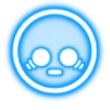 😦 Эмодзи «Neon Pins» для Telegram