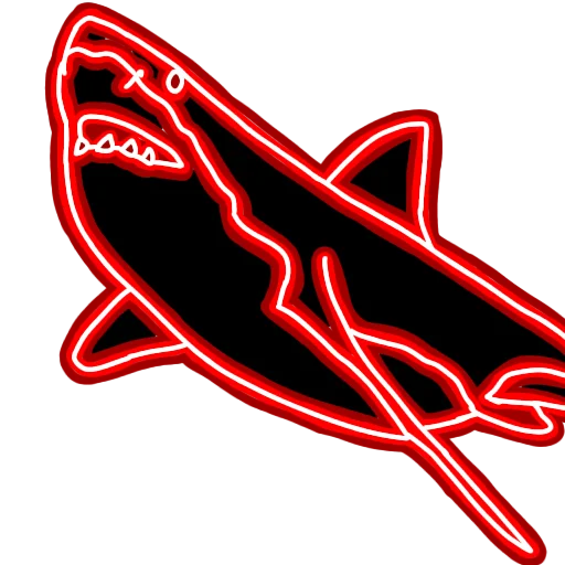 🦈 Стикер «Neon» для Telegram