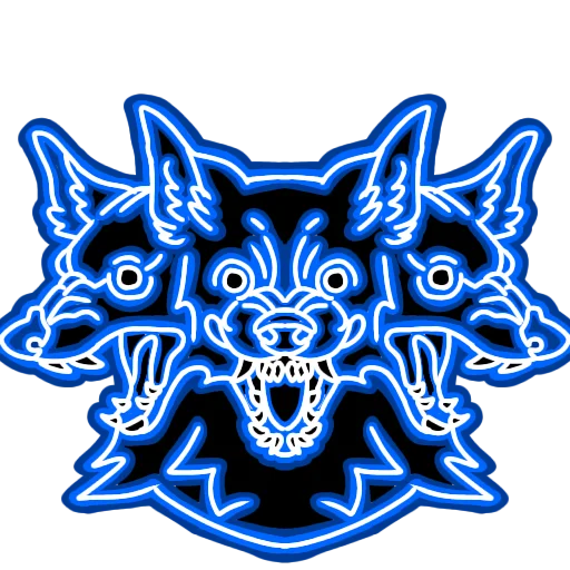 🐕 Стикер «Neon» для Telegram