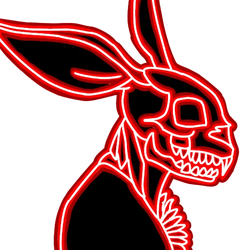 🐰 Стикер «Neon» для Telegram