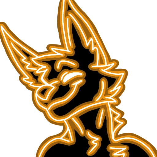 🦊 Стикер «Neon» для Telegram
