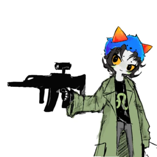🔫 Стикер «Nepeta Leijon» для Telegram