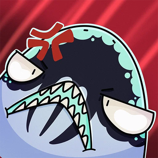 😡 Стикер «MemeDino Nerai [PVE]» для Telegram