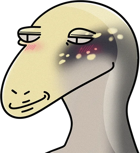 😌 Стикер «MemeDino Nerai [PVE]» для Telegram