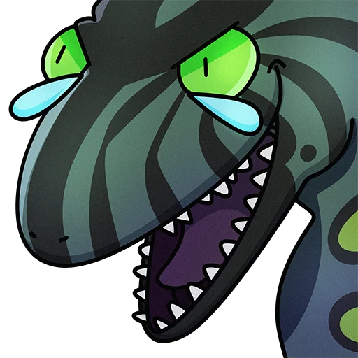 😂 Стикер «MemeDino Nerai [PVE]» для Telegram