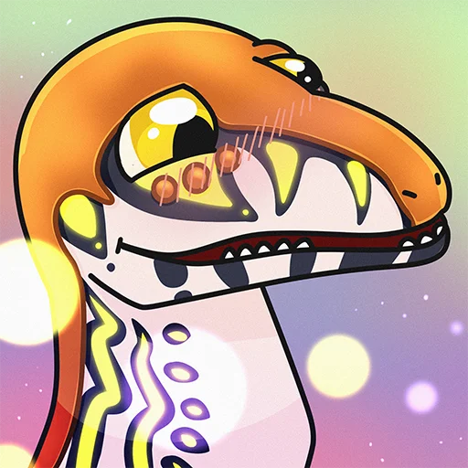 😱 Стикер «MemeDino Nerai [PVE]» для Telegram