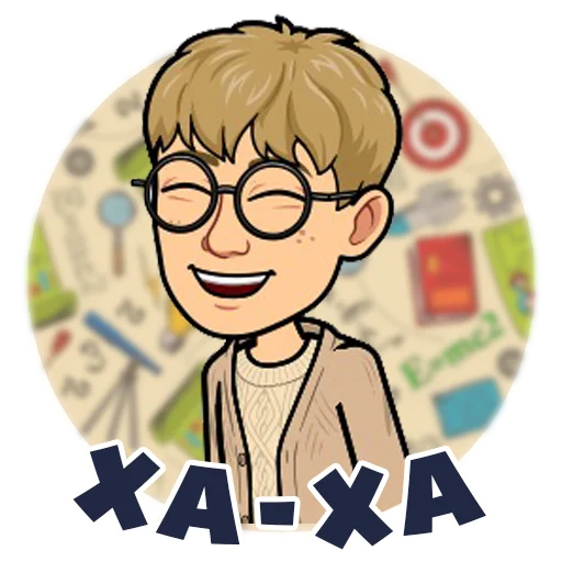 🤣 Стикер «Ботан» для Telegram