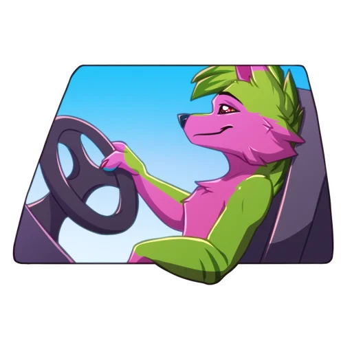 🚗 Стикер «Nerox» для Telegram