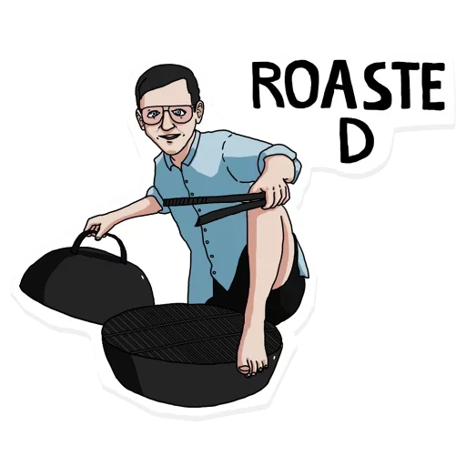 😌 Стикер «Hееште меня» для Telegram