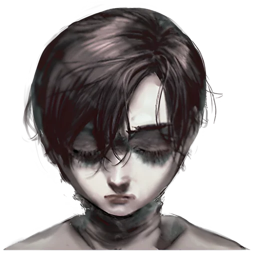 😌 Стикер «Несчастный мальчик» для Telegram